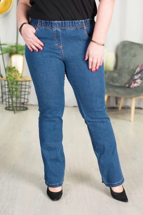 Spodnie w gumę z szeroką nogawką JEANGA Plus Size 42-56