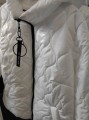 Krótka Kurtka pikowana NAZAR biała Plus Size 44-50