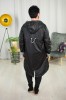 Wiosenna Parka Wiatrówka LIZA czarna Plus Size 42-56