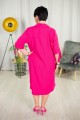 Sukienka Koszulowa ELA różowa Plus Size 48/54