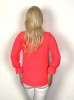 Elegancka Bluzka ROSA czerwona Plus Size 44-58
