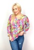 Elegancka Bluzka CLEO wzór 1 Plus Size 44-58