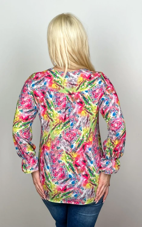 Elegancka Bluzka CLEO wzór 1 Plus Size 44-58