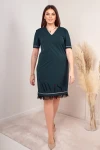 Elegancka Sukienka STELLA zielona Plus Size 44-56 