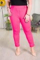 Eleganckie Spodnie SINNER różowe Plus Size 2XL-5XL