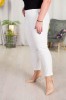 Eleganckie Spodnie SINNER białe Plus Size 2XL-5XL