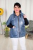 Krótka Kurtka pikowana NAZAR jeans Plus Size 44-52
