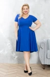Sukienka KAREN Metalic chaber Plus Size 44-56