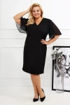 Elegancka Sukienka PALOMA #3 czarna Plus Size 44-56