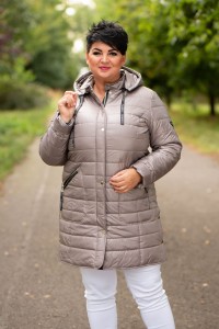 Płaszczyk zimowy ELA fango Plus Size 44-52