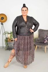 Tiulowa Spódnica SANTORI wzór 3 Plus Size 44/54