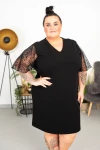 Elegancka Sukienka PALOMA #2 czarna Plus Size 44-56