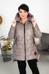 Kurtka pikowana WICKY fango Plus Size 42-50