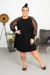 Sukienka z tiulowymi rękawami ZOJA Plus Size 48/52