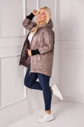Kurtka z dresowym rękawem ENIGMA fango Plus Size 44-52