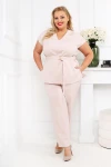 Elegancki Komplet TRISTIN beż Plus Size 44-50