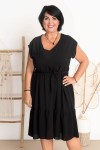 Sukienka RACHELA czarna Plus Size 46-50