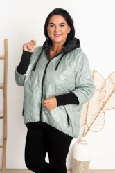 Kurtka Bombka LOLI szałwiowa Plus Size 44-50