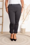 Eleganckie Spodnie SINNER grafit Plus Size 2XL-5XL 