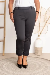 Eleganckie Spodnie SINNER grafit Plus Size 2XL-5XL 