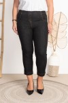 Spodnie 7/8 w gumę JEANGA 03 grafit Plus Size 42-60