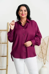 Koszula VISLEY fiolet Plus Size 44-50