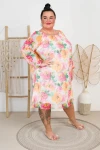 Sukienka z siateczki SHER wzór 4 Plus Size 48-56