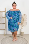 Sukienka z siateczki SHER wzór 6 Plus Size 48-56 