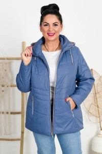 Kurtka z odpinanym kapturem TOLA jeans Plus Size 44-52