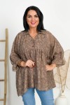 Koszula Boho z Dżetami BRI wzór 3 Plus Size 44/54