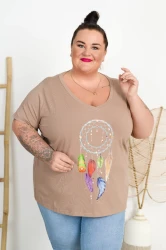 T-Shirt fango MOLLY Łapacz Snów 4 Plus Size 44-58
