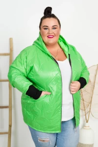 Wiosenna Kurtka Bombka DUALI zielona 50/54