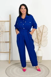 Kombinezon SORENO chabrowy Plus Size 46/50