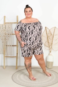 Tunika Hiszpanka IBIZA wzór 2 Plus Size 48/58