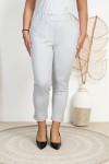 Eleganckie Spodnie SINNER jasny popiel Plus Size 2XL-5XL