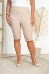 Kolarki prążkowane ASTER beżowe Plus Size 42-56