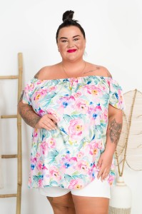Tunika Hiszpanka IBIZA wzór 21 Plus Size 44-56
