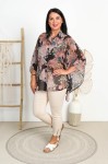Koszula Ponczo IZA szyfonowa Plus Size 42-52 