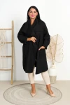 Narzutka Przekładana NESTI czarna Plus Size 46/52