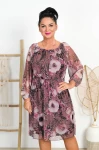 Siateczkowa Sukienka FREJA wzór 3 Plus Size 42-52