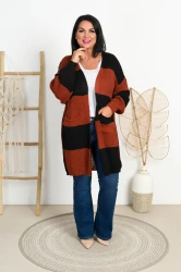 Kardigan Sweter LOLLi rudy Plus Size 42/48