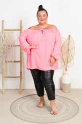 Bluzka Hiszpanka ZENDAYA neon Plus Size 46-58