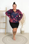 Bluzka elegancka MIRELLA wzór 5 Plus Size 44-52