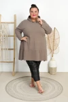 Bluza trapezowa z kapturem JACK fango Plus Size 46/52