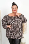 Bluzka Hiszpanka MARISOL wzór 2 Plus Size 46-58
