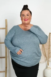 Delikatny Sweterek MARIO jeans Plus Size 46/50
