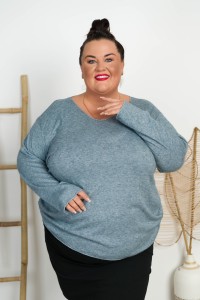 Delikatny Sweterek MARIO jeans Plus Size 46/50