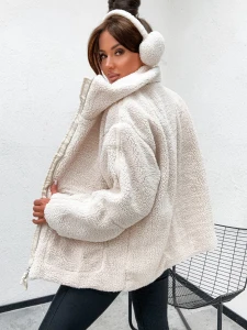 Kurteczka Baranek PAELLA beżowa Plus Size 42-52