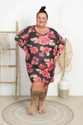 Sweterkowa Sukienka AURI wzór 1 Plus Size 46/52