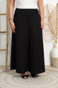 Spodnie Szwedy ROKKO czarne Plus Size 44-56